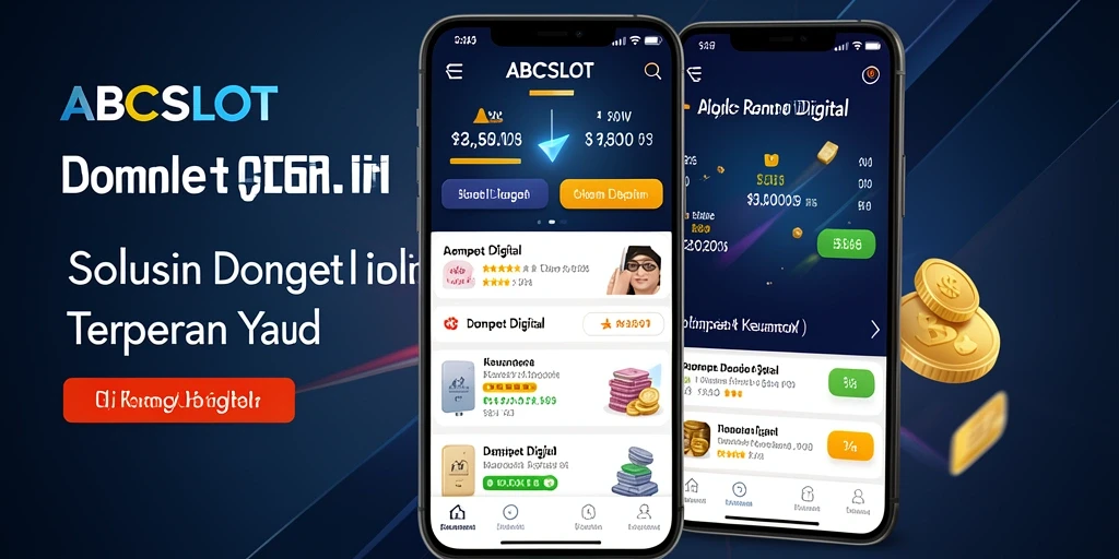 Antarmuka aplikasi ABCSLOT yang user-friendly dan fungsional.