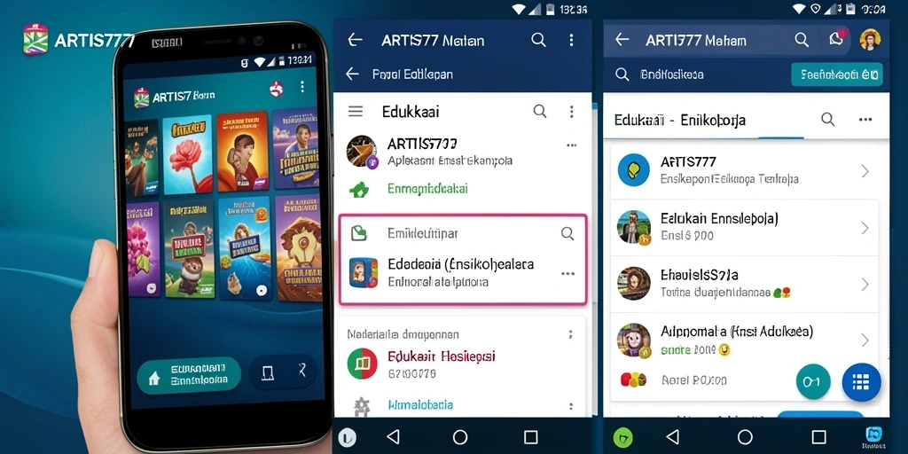 Tampilan antarmuka ARTIS777 yang menarik dan fungsional.