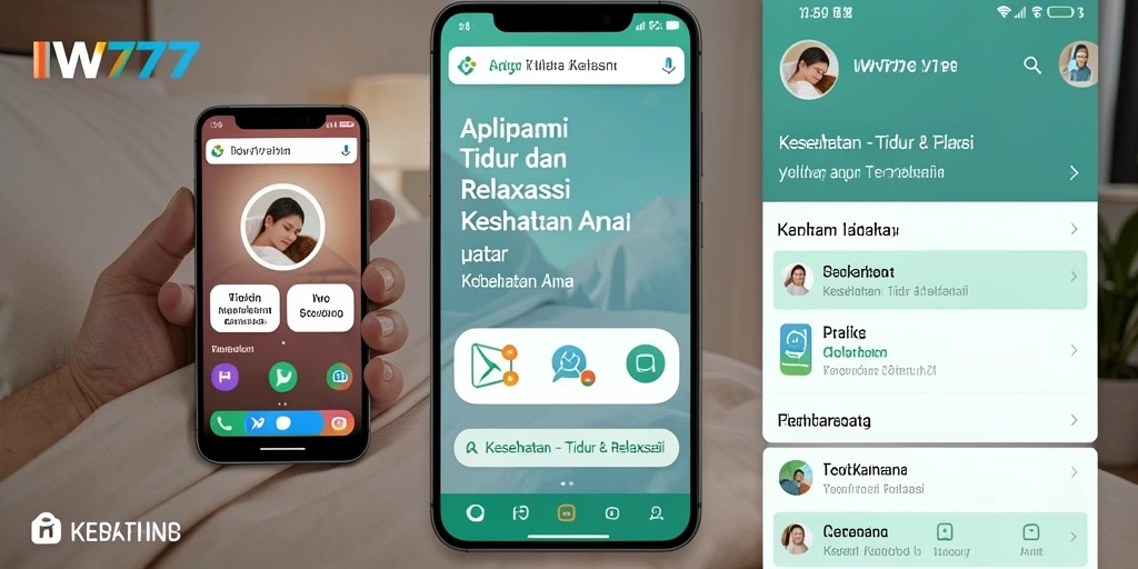 Tampilan antarmuka IW777 yang sederhana dan menenangkan.