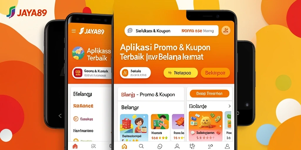 Tampilan antarmuka aplikasi JAYA89 untuk Promo & Kupon.