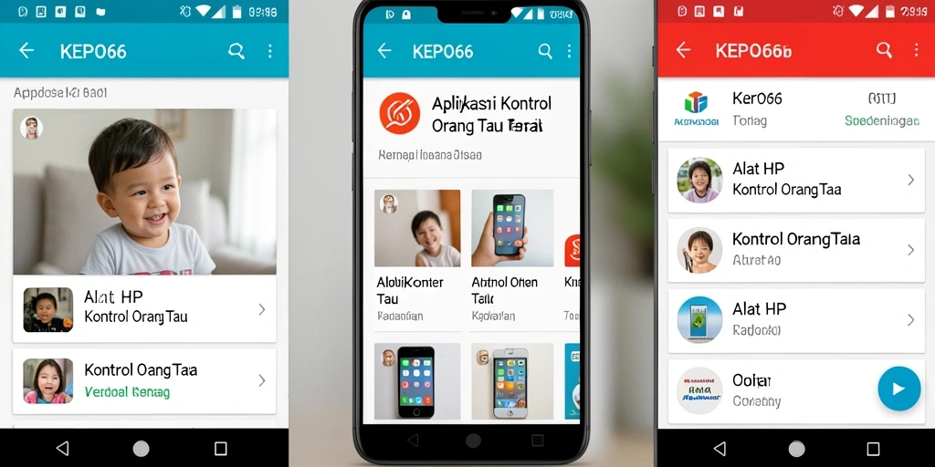 Screenshot tampilan antarmuka aplikasi Kontrol Orang Tua KEPO66.